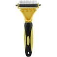 thumbnail image 1 of Effective Dogs Hair Removal Tool Pet Dematting Comb Dog Comb Matt Splitters with 2 Sided Undercoat Rake for Pets with Long Hair, 1 of 8