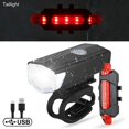 thumbnail image 1 of Bicycle Lantern Bike Light Usb Led Charge Front Back And Rear Taillight Headlight Lamp Flashlight Warning Light Bike Accessories, 1 of 5