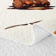 thumbnail image 5 of Erosebridal Cartoon Camping Theme Twin Quilt Set, Camper Arrow Bonfire Twin Coverlet Set, 2pcs 1 Bedspread and 1 Pillowcase, 5 of 7