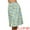 Apricot Flower, variant on Women's Elastic Waist A-Line Floral Print Midi Skirt L Pink