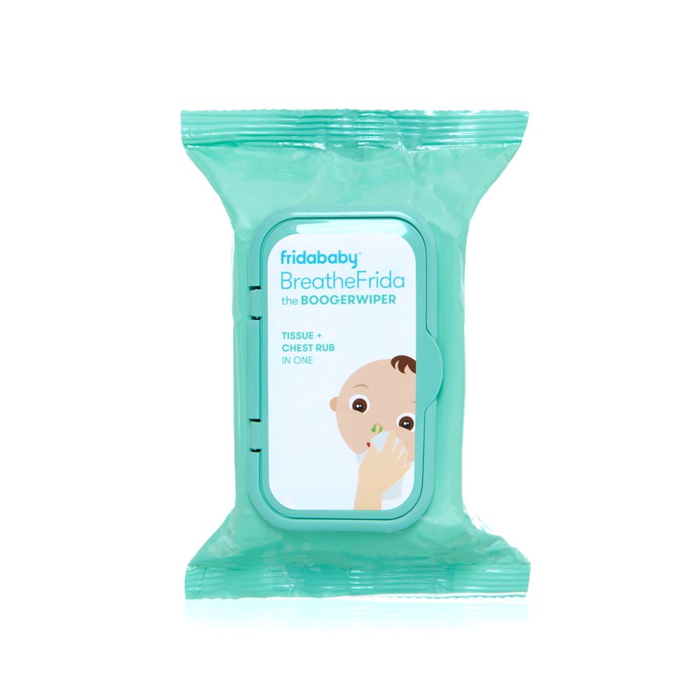 FridaBaby BreatheFrida Aloe Baby Wipe, 1 FlipTop Pack (30 Total Wipes