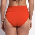 thumbnail image 6 of Hessimy Period Swimwear Leakproof Swim Shorts Wide Waistband Bathing Suit Bottoms(Z01-Orange,XXL), 6 of 9
