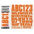 thumbnail image 2 of STIFFIE Uniline Orange 3" Alpha-Numeric Identification Custom Kit Registration Numbers & Letters Marine Stickers Decals for Boats & Personal Watercraft PWC, 2 of 8