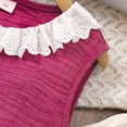 thumbnail image 5 of SonxaHe Big Girls' Outfits Ruffles Sleeveless Crop Top Flared Pants Child Stylsih Spring Summer Casual Outfit Set Pink,Size 9-10 Y, 5 of 6