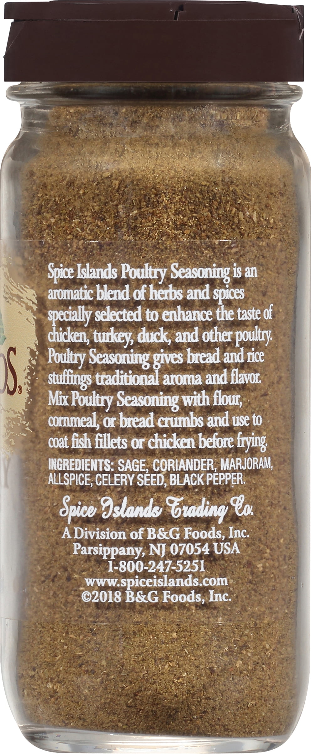 (3 pack) Spice Islands Poultry Seasoning, 1.4 oz