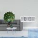 thumbnail image 2 of Elegante colección de esculturas de animales y reloj digital multiusos para dormitorio, oficina, sala de estar, estantería o decoración del hogar con, 2 of 8
