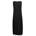 thumbnail image 4 of Fridja Womens Plus Size Off Shoulder Sleeveless Party Bod-ycon Lace Patchwork Long Dress, 4 of 7