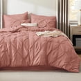 thumbnail image 1 of Juego de Edredón Bedsure California King Color Rosa Polvoriento 7 Piezas, 1 of 9