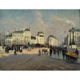 thumbnail image 3 of Georges-Émile Carette 18x15 Black Modern Framed Museum Art Print Titled - View of the Pont-Neuf. (1900), 3 of 5