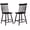 Black, variant on Andrews Windsor Counter Height Dining Side Chair White (Set of 2)