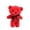 red, variant on Car Keychain Kawaii Cute Small Gift Bag Accessories Bear Toy Backpack Pendant Bear Plush Toy Plush Keyring Stuffed Toy Siamese Bear Doll Bear Plush Keychain Teddy Bear Plush Toy RED
