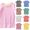 toddler cotton undershirt-Pink, variant on RTKFRFLM Kids Striped Short Sleeve T-Shirt Classic Cotton Crewneck Undershirt Casual Graphic Tee Tops for Toddler Boys Girls Summer