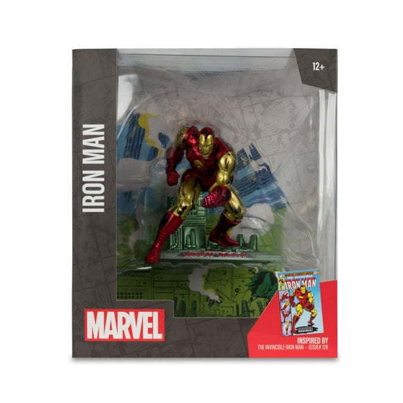 Iron Man (The Invincible Iron Man #126) Scale Posed Figure w/Scene