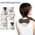 thumbnail image 3 of NIBOLOG Neck Massage Pad Mini Portable pulse Intelligent Multi-modes Pain Relief Men Women Shoulder Back Body Electric Massager Patch Fitness Training, 3 of 7