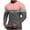 A02-Pink, variant on Jinhomg Waffle Shirts for Men Long Sleeve Crew Neck Thermal Underwear Tops Loose Casual Solid Pullover Textured Knit Undershirts