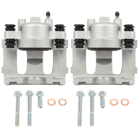 2PCS Front Driver & Passenger Side Disc Brake Calipers 1 Piston 1990-1992 for Jeep Comanche 2.5L 1993-1998 for Jeep Grand Cherokee 4.0L