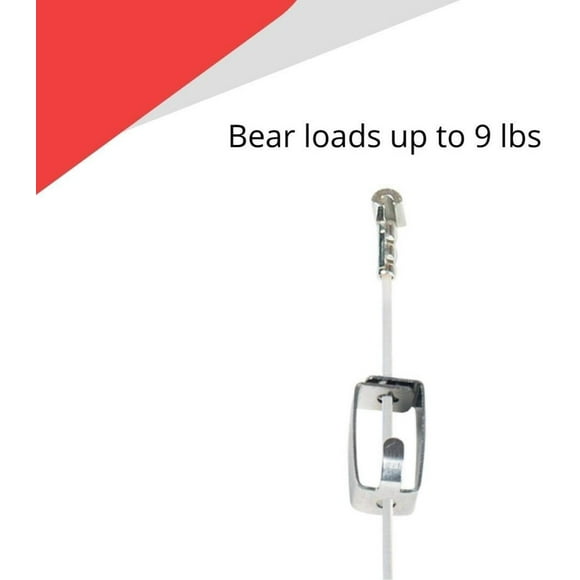 STAS Smartspring Hook for Art Display - 20 Pack - Most Cost Effective Adjustable Picture Hanging Hook - For Art Hanging Systems and Other Cable Based Picture Hanging Systems