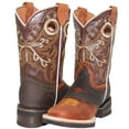 thumbnail image 4 of The Western Shops Boys Cowboy Boots Kids Western Square Toe Leather Boot, 4 of 5