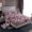 Pink, variant on Homewish Bohemian Mandala 3pcs Twin Sheet Sets For Female Teens Girls,Traditional Floral Flower Twin Fitted Sheet,Retro Vintage Breathable Flat Sheet,Breathable Home Decor
