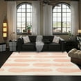 thumbnail image 3 of 4'x6' dining room carpet carpet slip grip area rug large neutral area rug scalloped area rug, 3 of 10