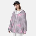 thumbnail image 5 of Gaeub Pink Flamingo Men's and Women's UPF 50+ Long-Sleeved Sun Protection Clothing, Fishing Shirt Long Sleeve Zip - Large, 5 of 9