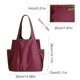 thumbnail image 3 of Bolsa de compras plegable | Bolsa reutilizable con portabotellas | Bolso de hombro impermeable de gran capacidad para la compra, viajes y uso diario, 3 of 7