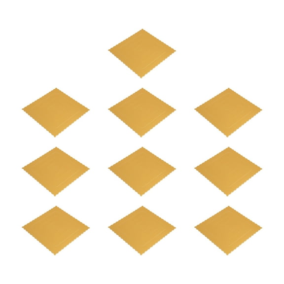 10 Pcs Cake Base Dessert Boards Cardboard Bases Square Cupcakes Rectangle Disposable Paper