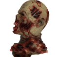 thumbnail image 4 of Máscara zombi de látex mutado de tres ojos que come a mano para Halloween, 4 of 5