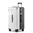 thumbnail image 1 of Portaequipajes de viaje rectangular para PC, maleta de mano ligera de gran tamaño con cinco ruedas, estuche de equipaje, bolsa de viaje con amortiguación de resorte, 1 of 4