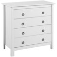 thumbnail image 1 of Manhattan Comfort Sullivan 4 Drawer Dresser in White, 1 of 5