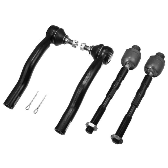 Unique Bargains 4pcs Front Inner Outer Tie Rod End Link Kit ES800473 ES800474 EV800576 for Lincoln MKX 2007-2015 for Ford Edge 2007-2014