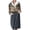 Blue, variant on MEICHEN Bath Robes for Women Fashion Hooded Fleece Robe Soft Warm Bathrobe Cute Striped Plush Loungewear with Pockets Women's Essentials Summer Sleepwear