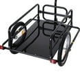 thumbnail image 4 of Barara King Bicycle Trailer with Hitch and 88 lbs, Bike Cargo Trailer for Shopping, Camping, Black, 4 of 8