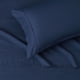 thumbnail image 5 of Juego de Sábanas Tacto Algodón King Size 4 Piezas Ultra Suaves y Frescas Color Azul marino Kyuden Home, 5 of 6