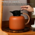 thumbnail image 4 of Thermal Coffee Carafe, Leakproof Lid 2L Capacity Insulated Coffee Carafe  for Keeping Cold, 4 of 7