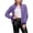 Purple, variant on Sparkly Sequin Jacket Glitter Long Sleeves Zip Up Bomber Velvet Jacket - XX Large, Purple