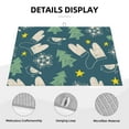 thumbnail image 2 of YFYANG Microfiber Dish Drying Mat for Kitchen, Reusable Green Vintage Christmas Graffiti Large Dish Mat, 18" x 24", 2 of 9
