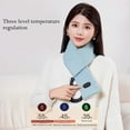 thumbnail image 4 of Electric Heating Scarf Regulable Temperature Soft Scarves Portables Warm Scarf for Outdoor Activity, 4 of 5