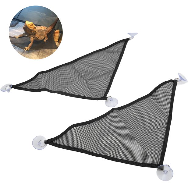 Bearded Dragon Triangular Hammock, Enjoy Climbing Time Durable Breathable Reptile Mesh Hammock For Anoles For Iguanas For Lizards
