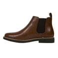 thumbnail image 3 of Deer Stags Boys' Zane Dress Comfort Chelsea Boot - Brown - 5 Big Kid Medium, 3 of 5