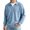747#Light Blue, variant on Waffle Knit 1/4 Zip Pullover for Men Collared Casual Top Business Casual Shirt Workwear Pullover Top