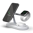 thumbnail image 3 of Soporte magnético de escritorio Magsafe, cargador inalámbrico, teléfono móvil, reloj, auriculares, cargador inalámbrico tres en uno, 15 W, 3 of 5