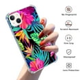 thumbnail image 2 of Hibiscus Flower Case for iPhone 13 Mini,Aesthetic Colourful Floral Plant Case for Men Women,Unique Soft TPU Bumper Case Cover, 2 of 5
