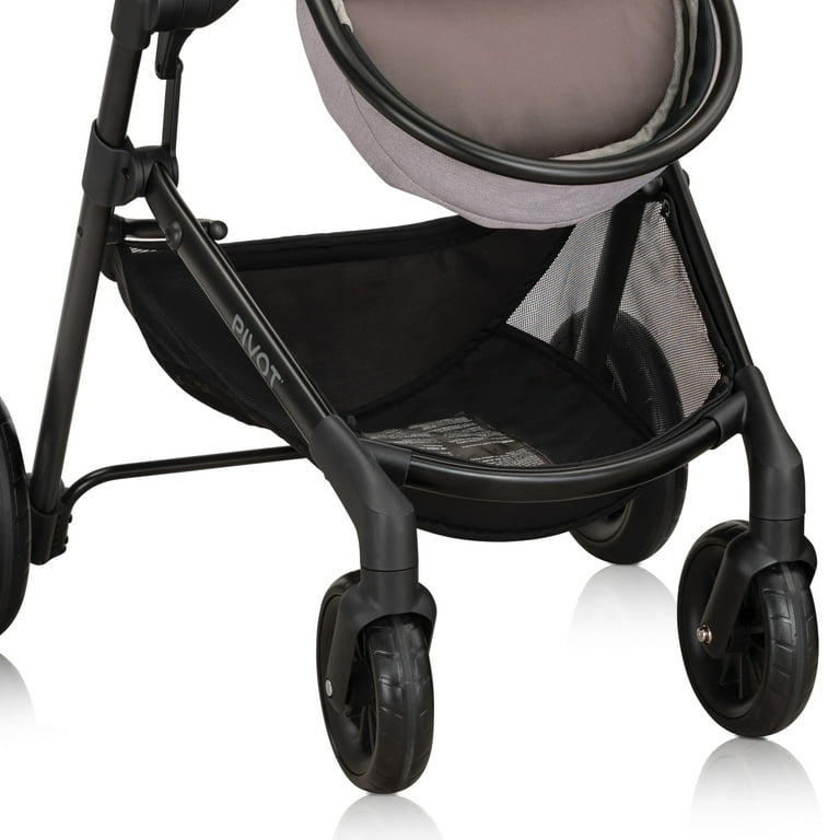 Evenflo Pivot Modular Newborn Combo Stroller with LiteMax Baby Car Seat Base Desert Tan Walmart