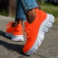 thumbnail image 5 of Domzle Shoes for Women Slip-On Lightweight Wide Toe Box Walking Shoe for Comfort Saffron 36, 5 of 7