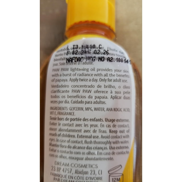 Set de cuidado de la piel E de B Loción clarificadora de papaya Paw Paw, 500 ml