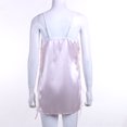 thumbnail image 2 of VISgogo, lencería Sexy para mujer, sin mangas, Color puro, vestido de encaje con tirantes, ropa de dormir dividida, picardías, camisón VISgogo moda, 2 of 6