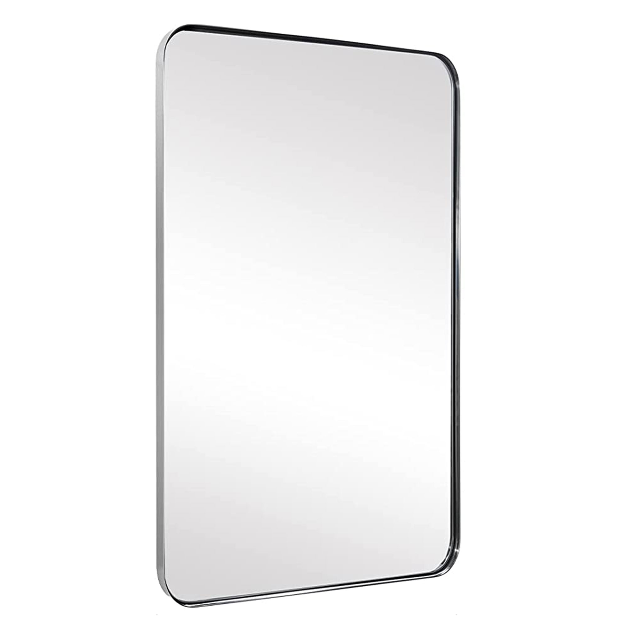 ANDY STAR 20 x 28 Inch Rectangular Hanging Vanity Mirror, Brushed