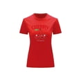 thumbnail image 1 of Playera Blusa De Cerezas Cherry Happy Have A Nice Day Casual Ropa Para Mujer Ropa De Dama Color Rojo Talla Chica Marca Emil SaEs, 1 of 4