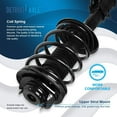 thumbnail image 3 of Detroit Axle - Struts Shocks for 2001-2010 PT Cruiser Complete Front Struts w/Coil Spring Rear Shock Absorbers 2002 2003 2004 2005 2006 2007 2008 2009 Replacement Ready Struts Shocks Assembly, 3 of 7